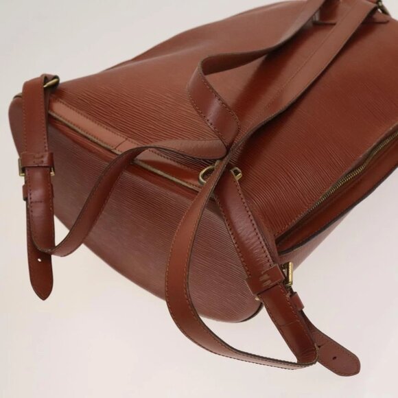 LOUIS VUITTON Epi Coblanc Shoulder Bag Brown M52293 LV Auth 120747 - Picture 8 of 14